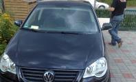 Glasfolien Scheibentnung Blendstreifen VW Polo schwarz Verlauf