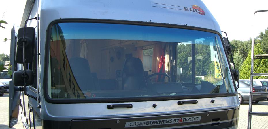 Glasfolien Scheibentönung Blendstreifen LKW Mercedes