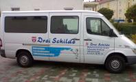 Glasfolien Scheibentnung Bruxsafol 301 Mercedes Sprinter Transporter wei Drei Schilde
