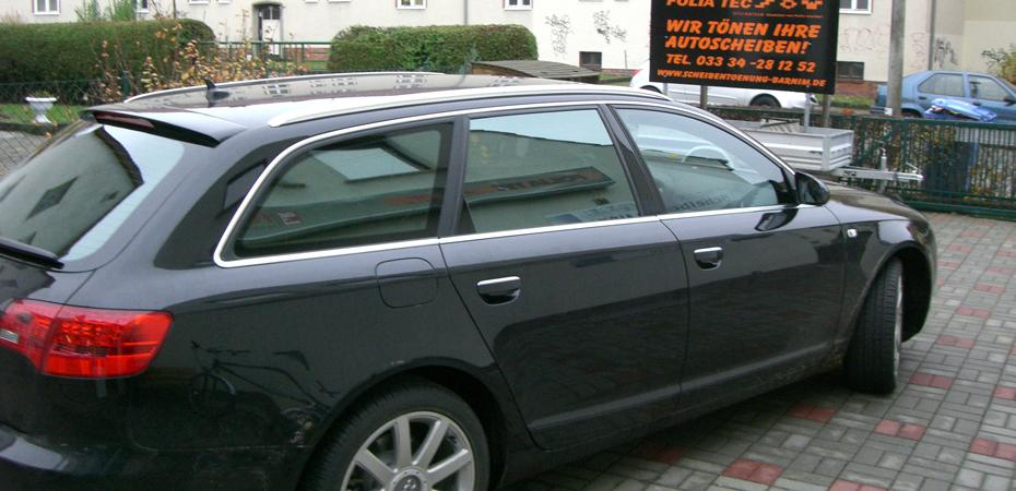 Glasfolien Scheibentönung Bruxsafol Q 14 Audi A6 Avant schwarz