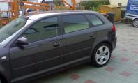 Glasfolien Scheibentnung Bruxsafol schwarz Verlauf Audi A3 Sportback
