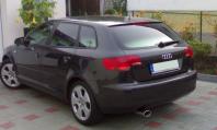 Glasfolien Scheibentnung Bruxsafol schwarz Verlauf Audi A3 Sportback