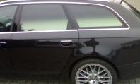 Glasfolien Scheibentnung Bruxsafol schwarz Verlauf Audi A6 Avant TDI