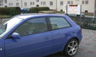 Glasfolien Scheibentnung Bruxsafol Silber 30 Audi A3 blau violett