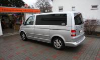 VW Transporter T5 silber - Scheibentnung Foliatec 5565 superdark schwarz - Glasfolien Uwe Rske Eberswalde