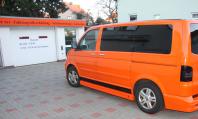 Vollverklebung VW T5 orange Glasfolien Uwe Rske